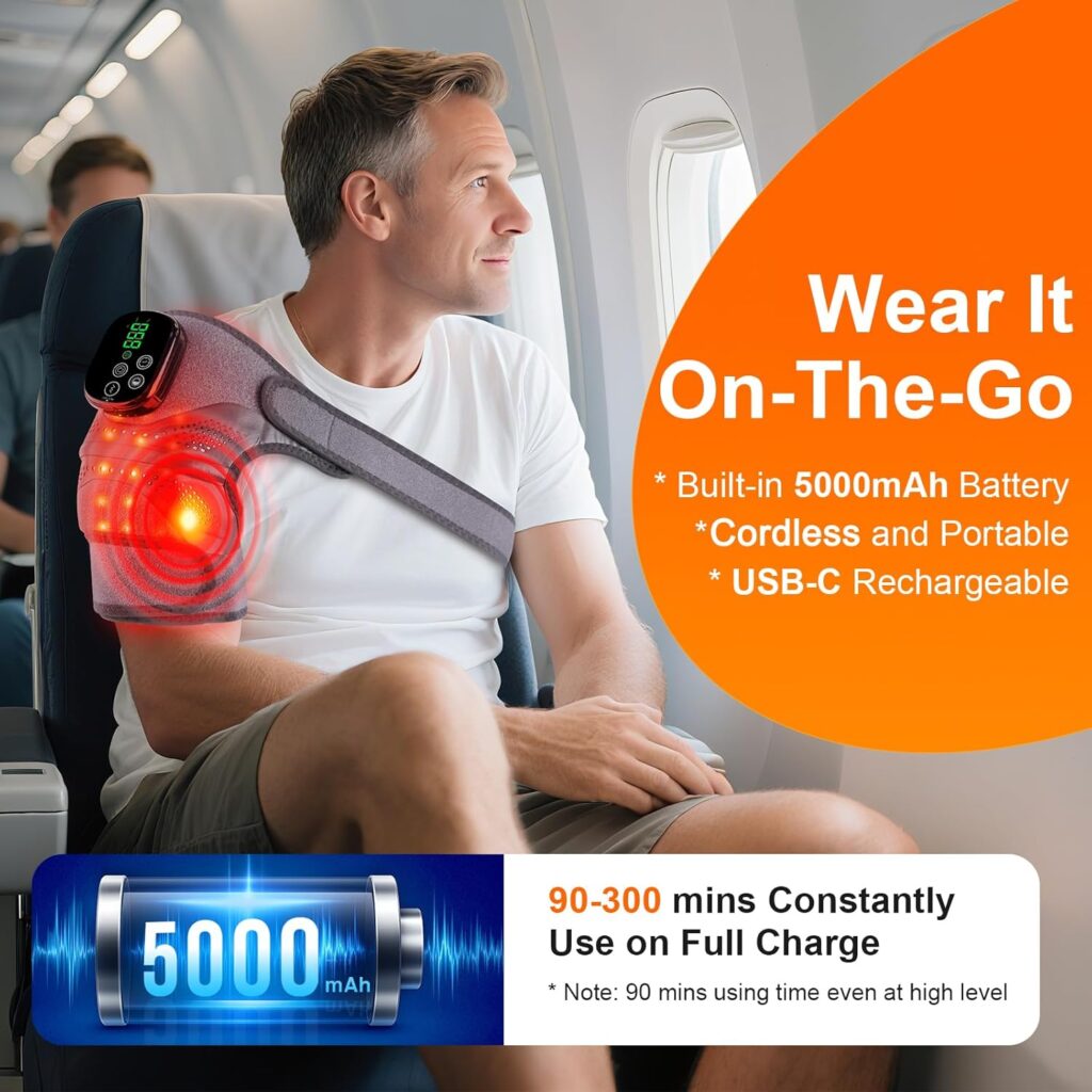 JointEase delivering infrared heat therapy