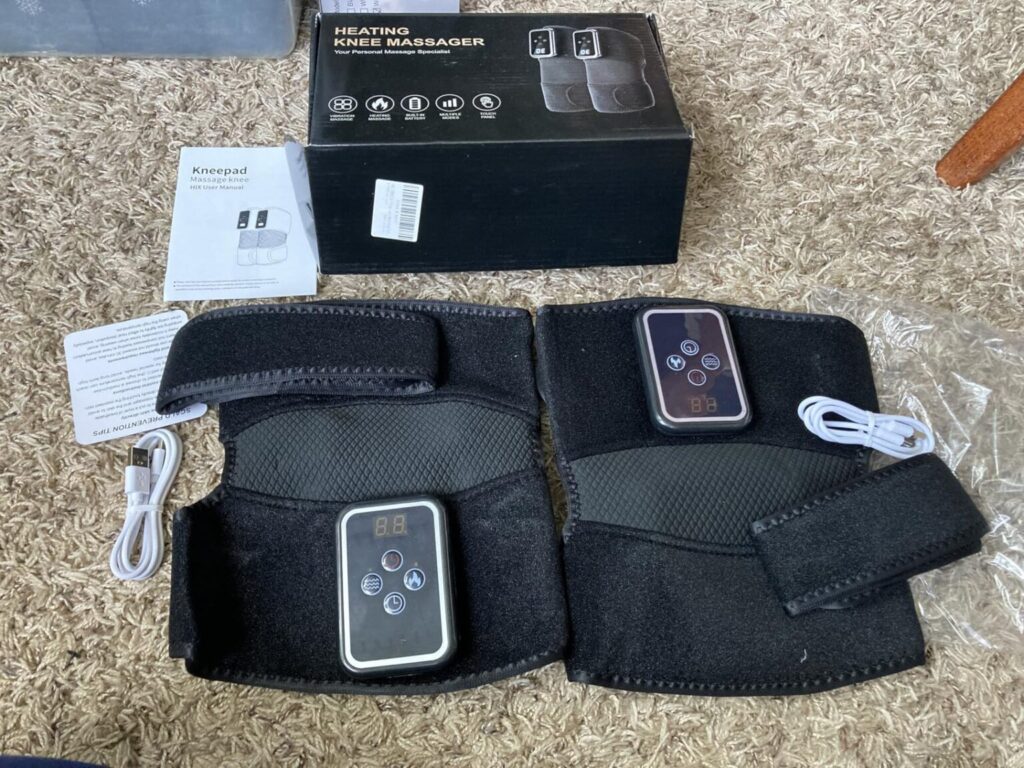 JointEase on knee — infrared heat therapy in action