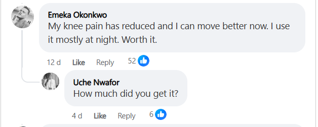 Customer review screenshot